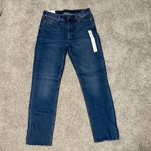 Banana Republic Mid Rise Slim Dark Blue Denim Jeans